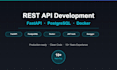 develop a rest API with fastapi, postgresql and docker