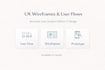 create UX wireframes and user flows in figma