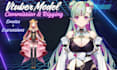 design and rig high end live2d vtuber model for vtube studio and vbridger