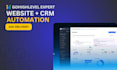 design a professional gohighlevel website and CRM automation