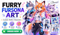 draw furry, fursona or anthro character