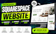 redesign squarespace website homepage, improve layout, fix design issues