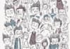 create cute doodle art illustration, and cartoon