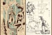 draw a concept sketch of characters, objects, background