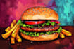 create food illustration in my style