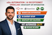 n8n automation ai receptionist open claw setup whatsapp chatbot API integration