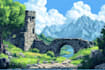 create pixel art game backgrounds and environments