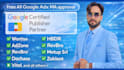 help you get google adx approval through certified companies