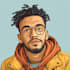 drawing cartoon vector portrait