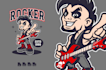 do creative music, guitar logo for you with my on creativity
