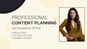 create a social media content plan with engaging post ideas