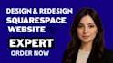 squarespace website design squarespace website redesign squarespace landing page