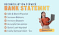 reconcile bank statement PDF to editable format