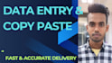 do google sheets data entry and data cleaning
