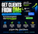 create a high converting dm and sales script system to get clients