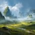 create environment concept art and background