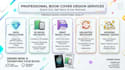 design a professional type book cover or ebook cover