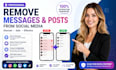 delete or remove social media old post and messages
