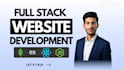 build website using mern stack, full stack website, front end developer