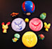 send you Two team buttons from Pokemon GO