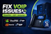 freepbx, asterisk, sip trunk and voip issues