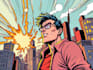 comic book illustration with comic book illustrator
