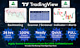 build custom tradingview pine script indicator, strategy, alerts