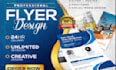 design professional event flyers, logo design and postcards
