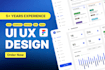 design saas UI UX, dashboard, admin panel, and web application design in figma