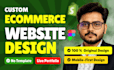 create mobile first ecommerce website design home and pdp page
