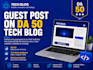 do guest post on da 50 tech blog