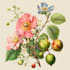 illustrate a marvelous botanical concept fruit illustration