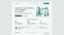 create modern landing page UI UX