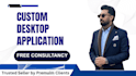 develop custom ai web application or desktop application