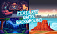 create isometric pixel art tileset top down rpg map game asset pixel background