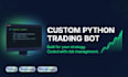 build a custom automated trading bot with smart strategy