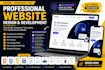 develop responsive business website with admin panel