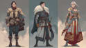 dnd character art and dnd character art