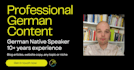 write german content for any topic or niche