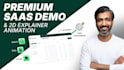 create saas product demo video or 2d animated explainer video
