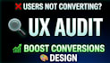 do UX audit and usability testing to increase your website or app conversion