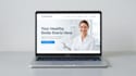 design a professional dental clinic website with booking system