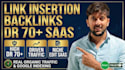 link insertion backlinks on DR 70 plus saas websites
