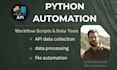 build custom python automation scripts and data tools