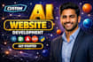 build ai website chatbot, ai web app or saas with openai integration
