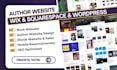 design redesign squarespace author website book author website wix ebook website