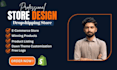 create a professional shopify dropshipping store with custom, paid theme design