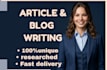 be write bulk article to boost your website