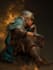 illustrate custom dnd and fantasy character