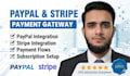 integrate stripe and paypal payment gateways